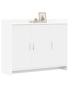 Credenza Bianco 98,5 x 33 x 80 cm Legno ingegnerizzato 2
