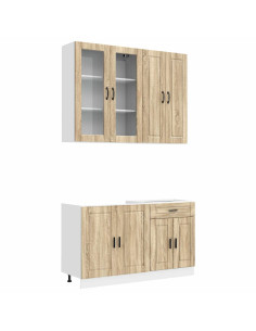 Unità Cucina PORTO 4 pcs Rovere Sonoma Legno ingegnerizzato 2
