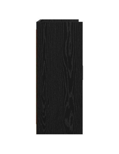 Credenza Rovere Nero 98,5 x 33 x 80 cm Legno ingegnerizzato