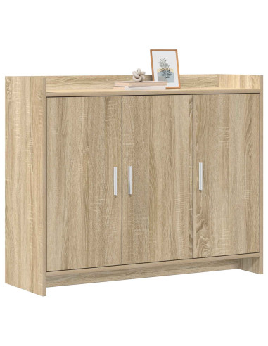 Credenza Rovere Sonoma 98,5 x 33 x 80 cm Legno ingegnerizzato