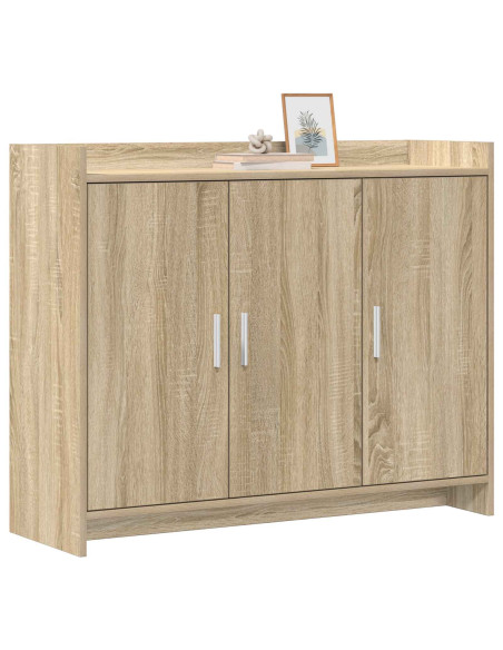 Credenza Rovere Sonoma 98,5 x 33 x 80 cm Legno ingegnerizzato