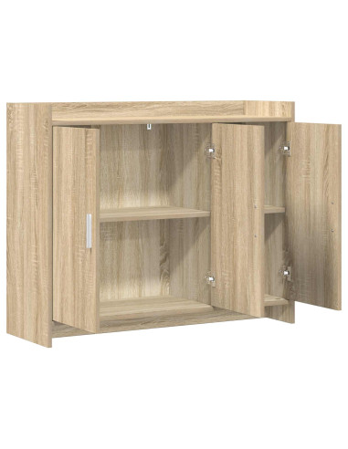 Credenza Rovere Sonoma 98,5 x 33 x 80 cm Legno ingegnerizzato