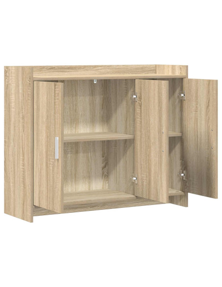 Credenza Rovere Sonoma 98,5 x 33 x 80 cm Legno ingegnerizzato