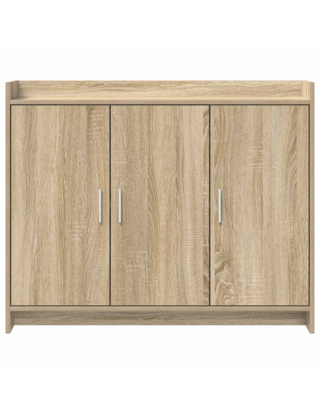 Credenza Rovere Sonoma 98,5 x 33 x 80 cm Legno ingegnerizzato