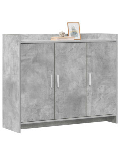 Credenza Grigio Cemento 98,5 x 33 x 80 cm Legno ingegnerizzato 2