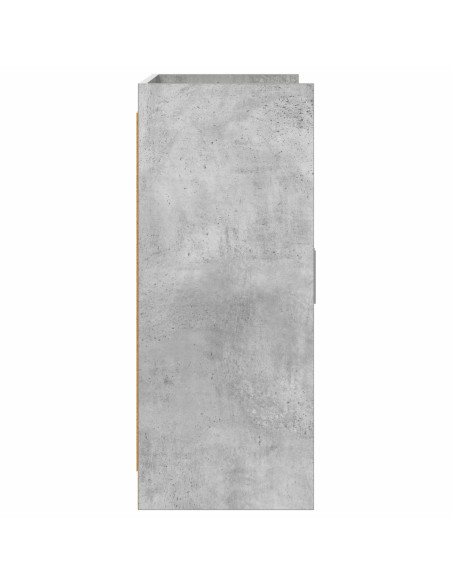 Credenza Grigio Cemento 98,5 x 33 x 80 cm Legno ingegnerizzato