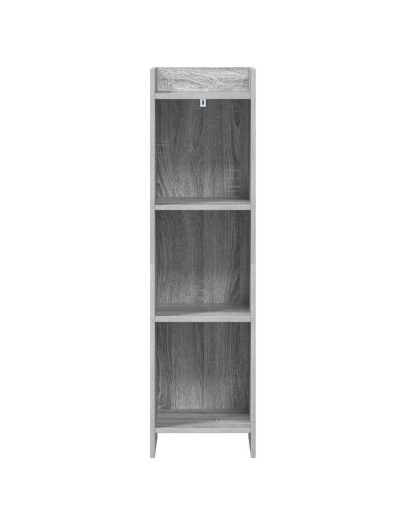 Libreria Sonoma grigio 30 x 30 x 111 cm Legno ingegnerizzato