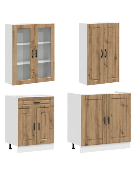 Unità Cucina PORTO 4 pcs Rovere Artigianale