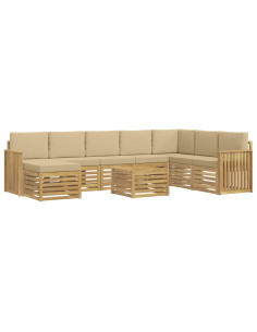 Set divani Legno di Acacia Massello 2