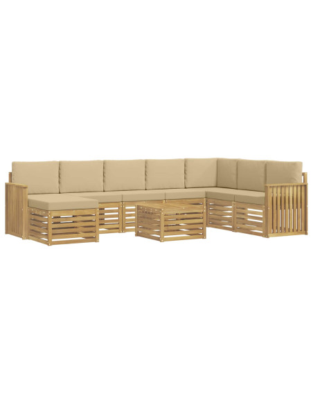 Set divani Legno di Acacia Massello