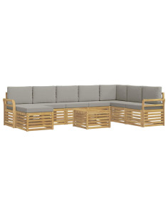 Set divani Legno di Acacia Massello 2