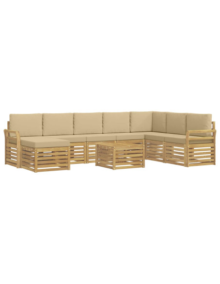 Set divani Legno di Acacia Massello