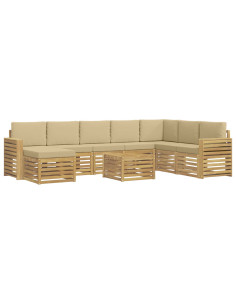 Set divani Legno di Acacia Massello 2
