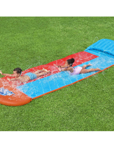 Bestway H2OGO Doppio Scivolo d'Acqua Tsunami Splash Ramp