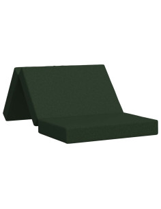 Divano Letto Pieghevole 80 x 67 x 45 cm Verde Scuro