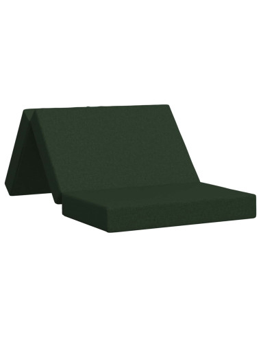 Divano Letto Pieghevole 80 x 67 x 45 cm Verde Scuro
