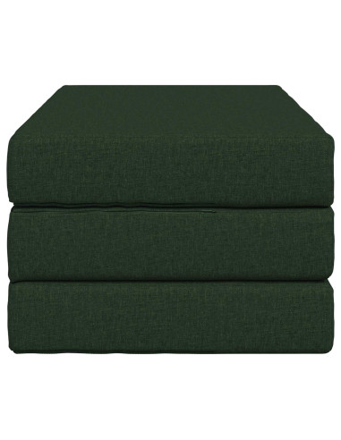 Divano Letto Pieghevole 80 x 67 x 45 cm Verde Scuro