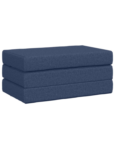 Divano Letto Pieghevole 80 x 67 x 45 cm Blu