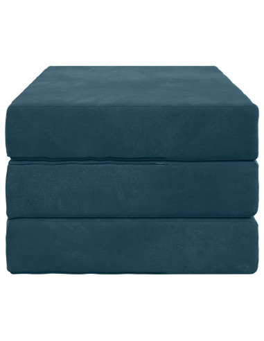 Divano Letto Pieghevole 80 x 67 x 45 cm Blu