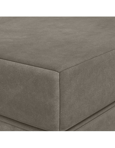Divano Letto Pieghevole 80 x 67 x 45 cm Grigio Chiaro