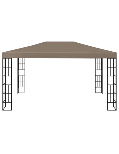 Gazebo 4x3 m Grigio Talpa