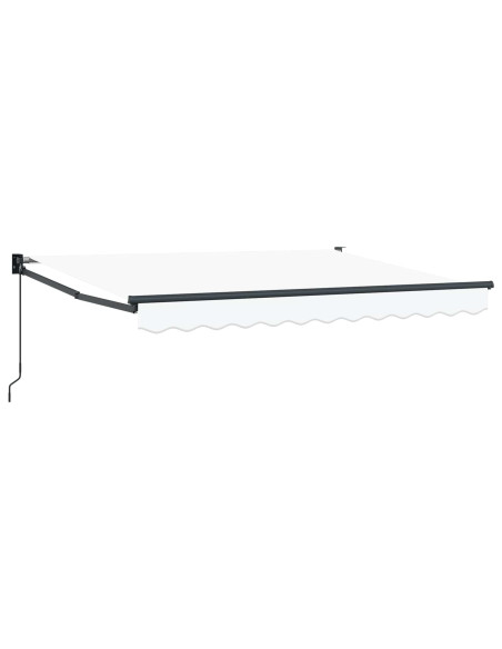 Tenda retrattile Bianco 3 x 2 m Poliestere e Alluminio